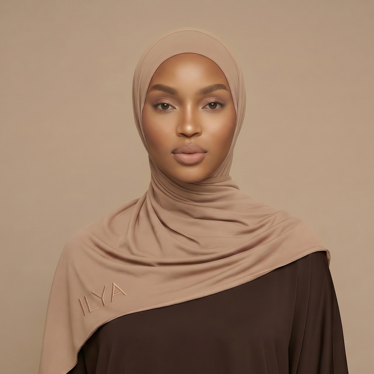 ILYA caramel premium jersey hijab