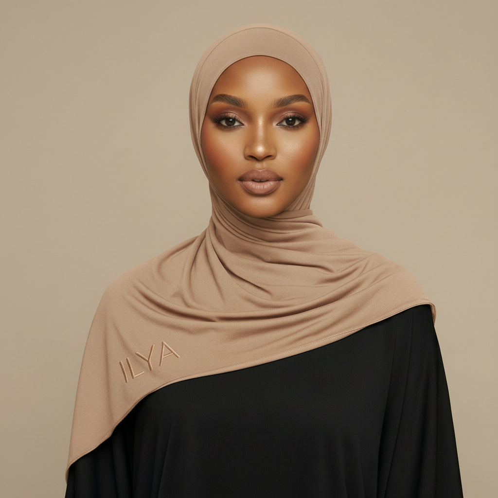 ILYA caramel premium jersey hijab