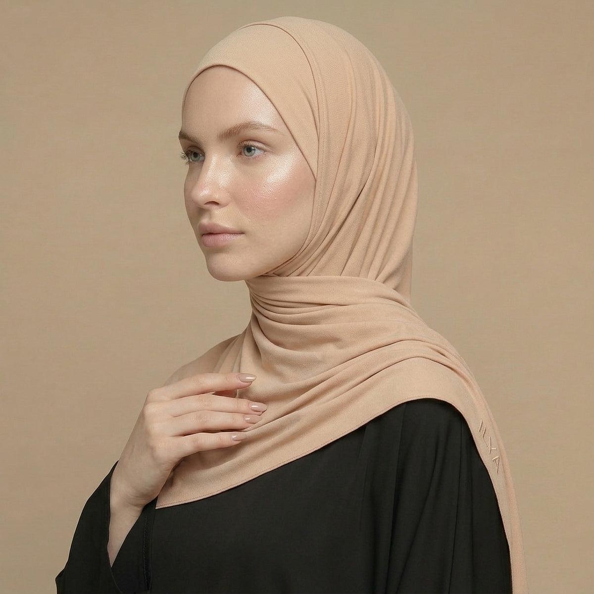 ILYA CREAM PREMIUM JERSEY HIJAB