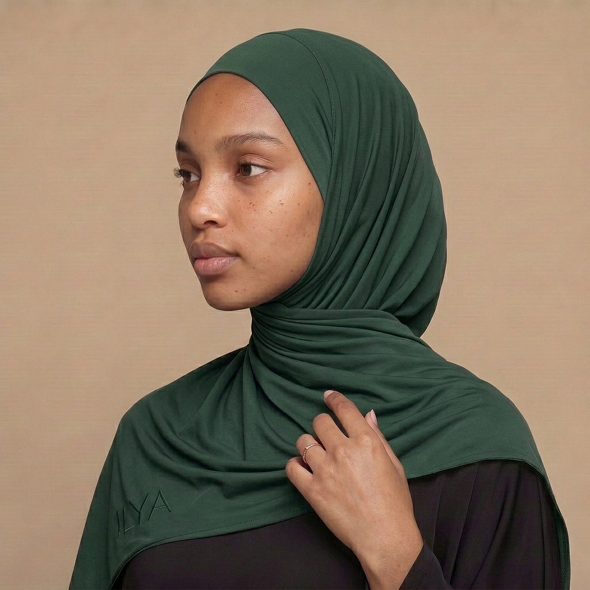 ILYA FOREST GREEN PREMIUM JERSEY HIJAB