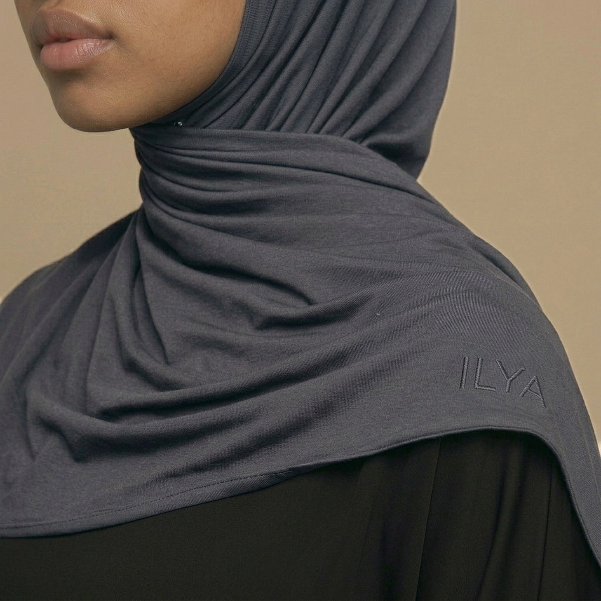 ILYA GRAPHITE PREMIUM JERSEY HIJAB