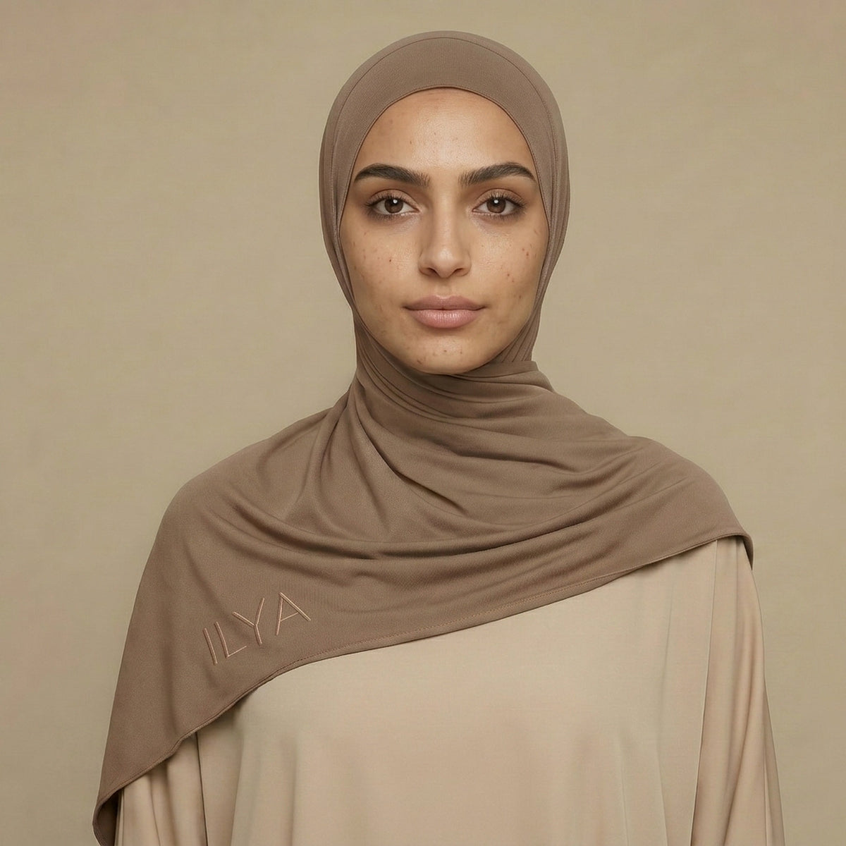 ILYA WARM MOCHA PREMIUM JERSEY HIJAB