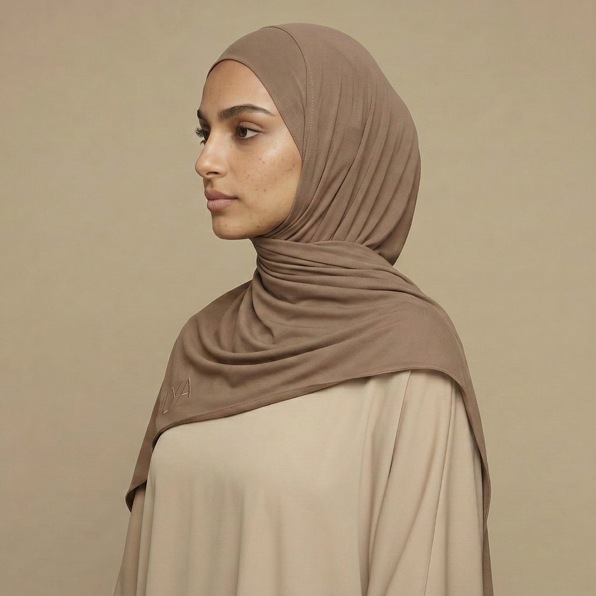 ILYA WARM MOCHA PREMIUM JERSEY HIJAB