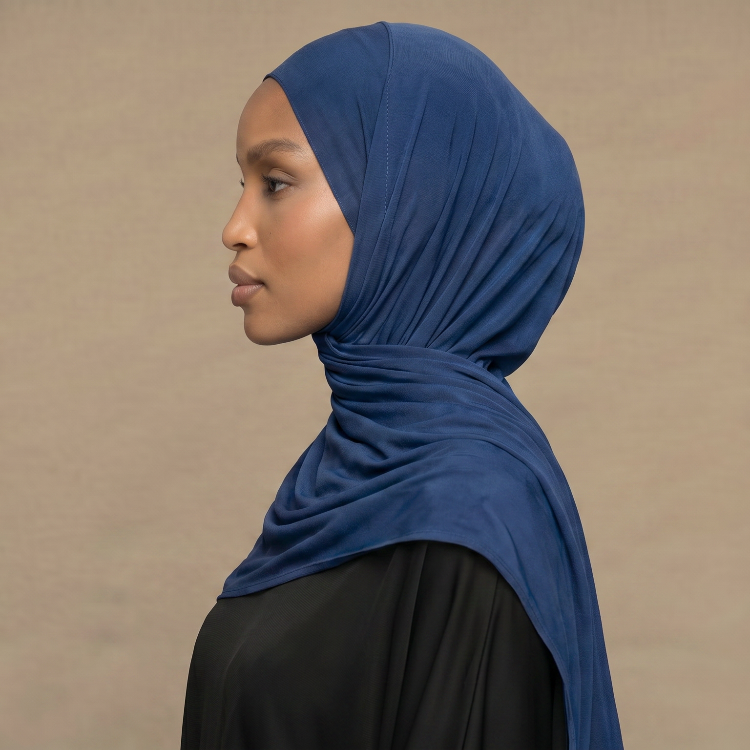 ILYA royal blue premium jersey hijab