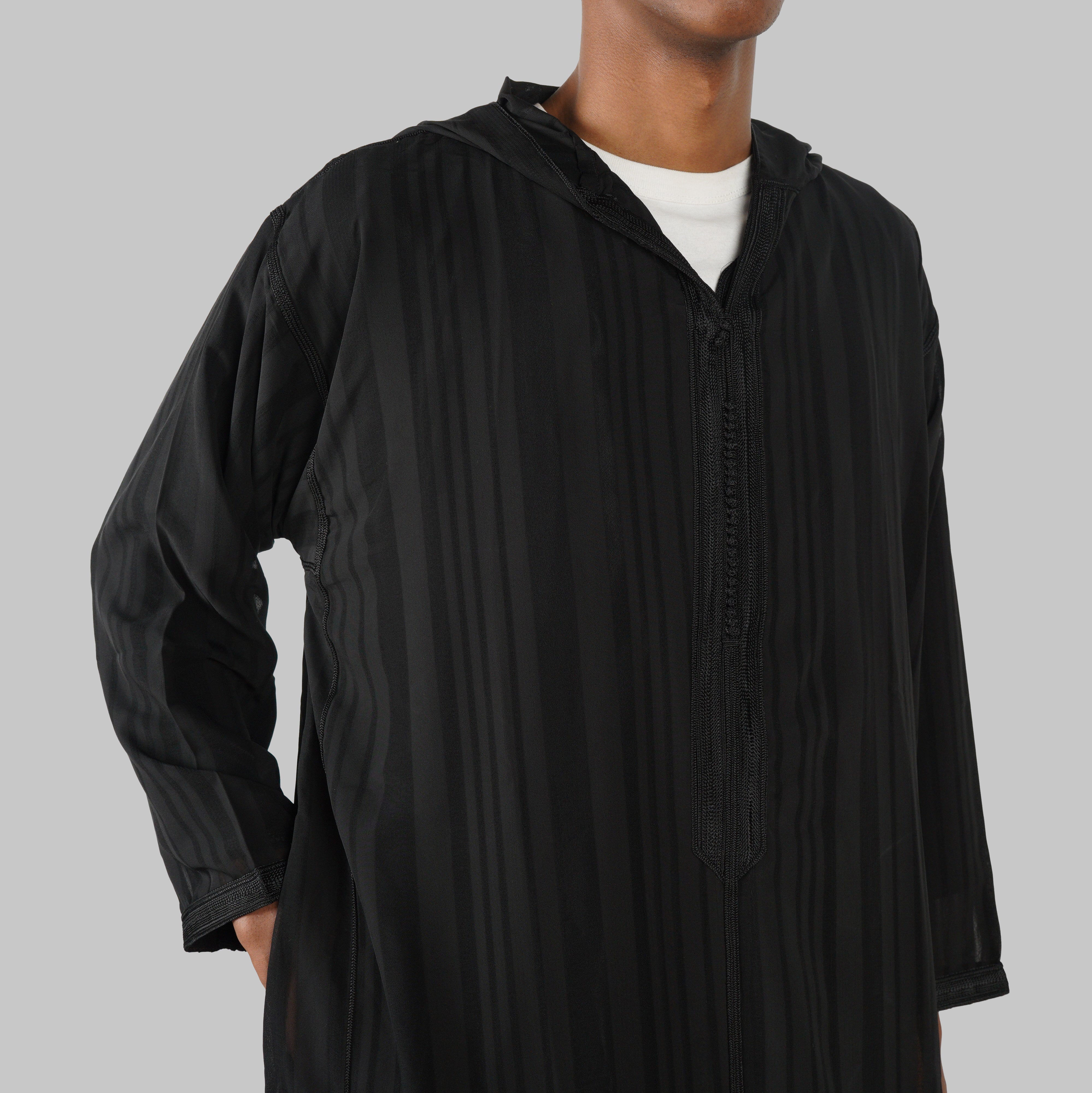 THE PREMIUM BLACK ILYA DJELLABA