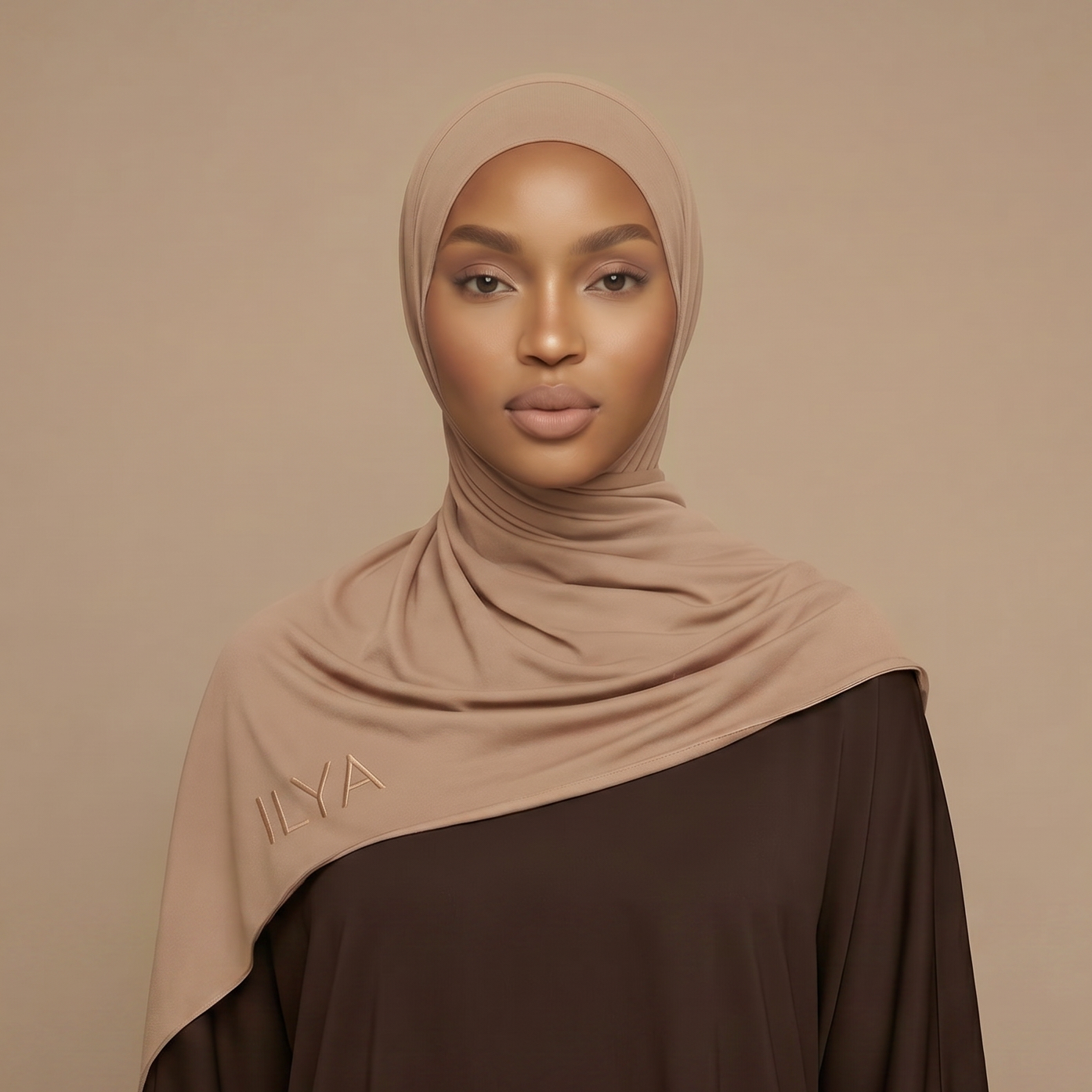 ILYA caramel premium jersey hijab