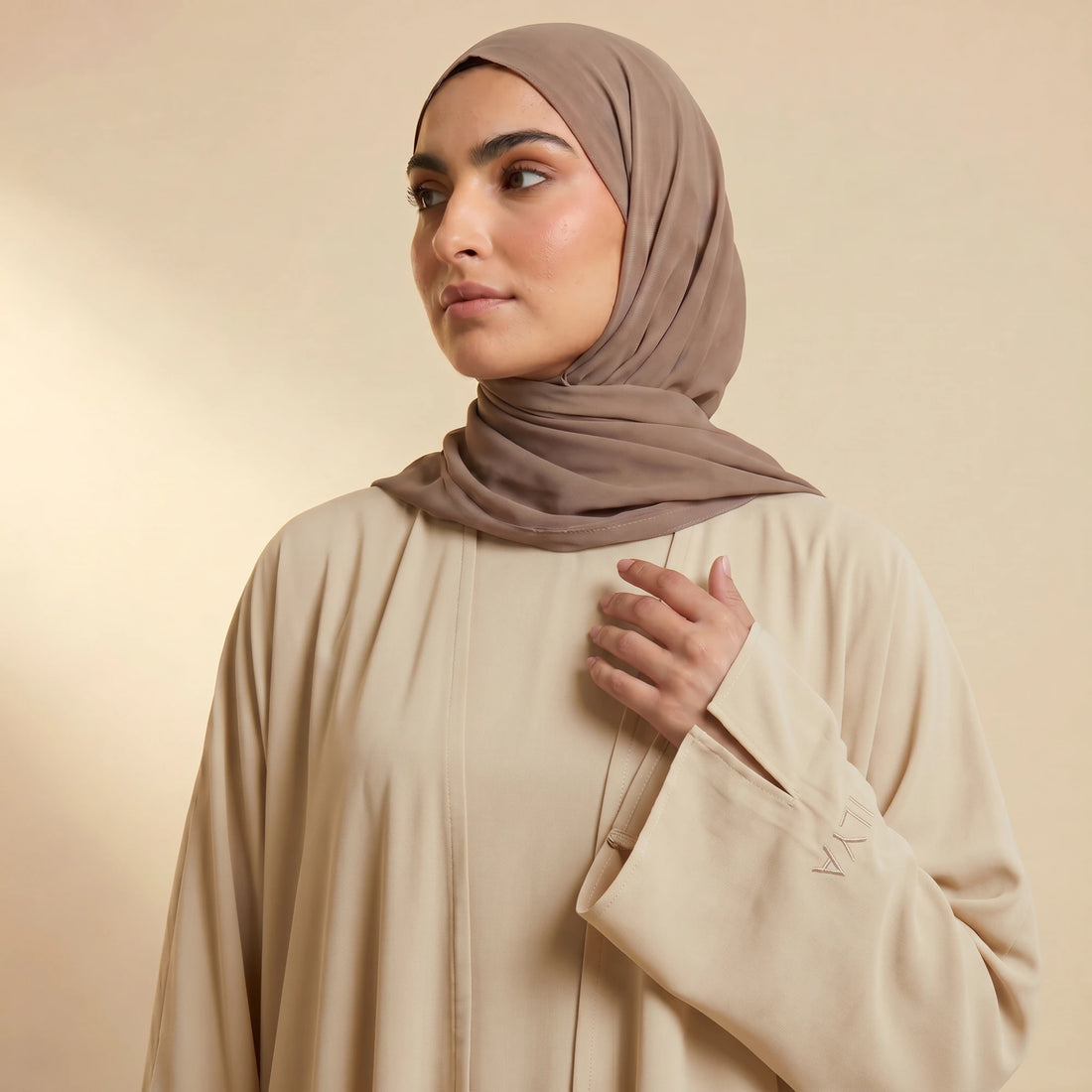 Abaya Drape, Pearl Sand