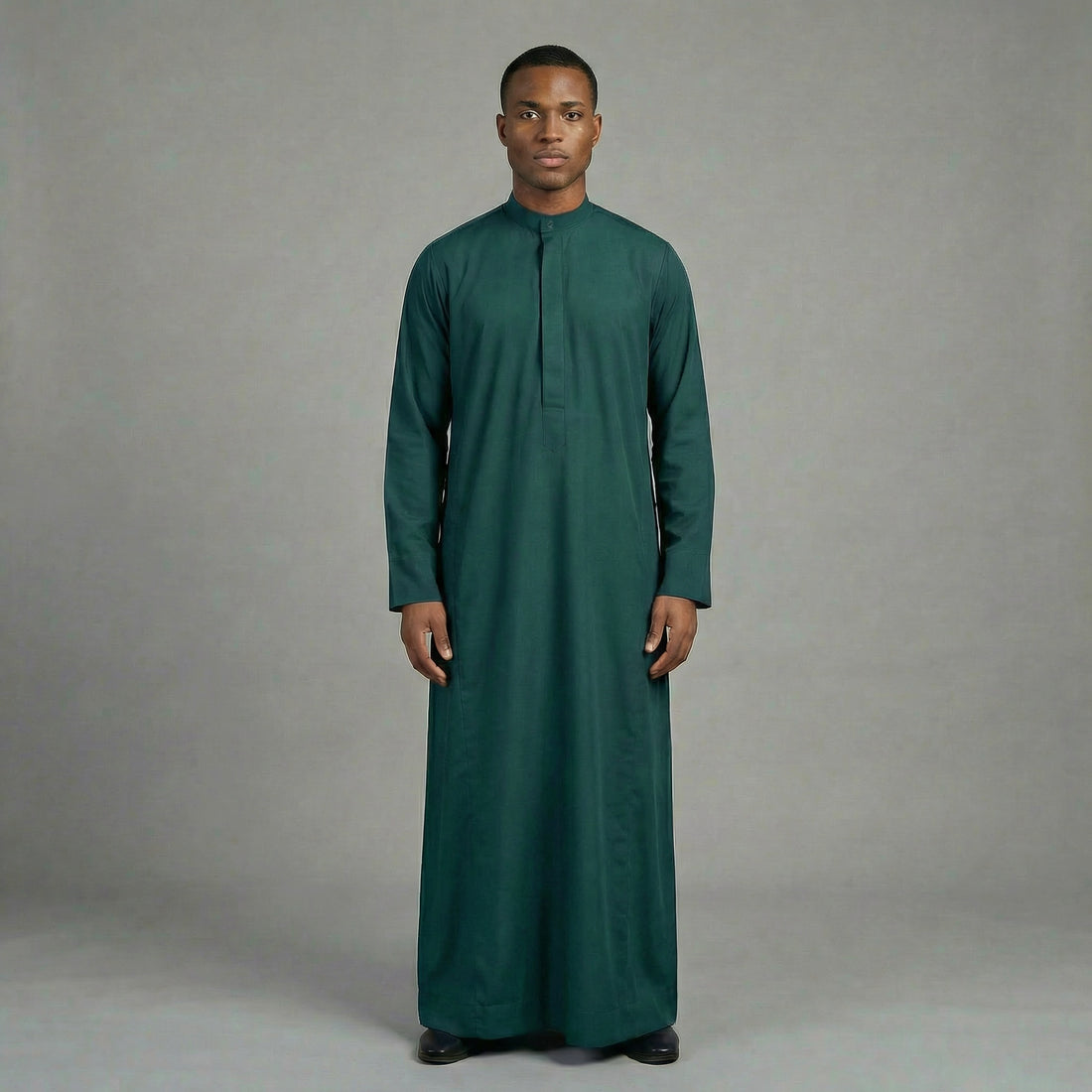 ILYA platinium emerald green thobe