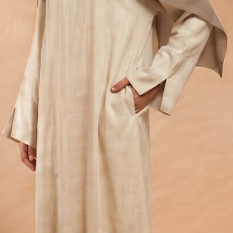 AMMEFRIENDLY ILYA IVORY ABAYA