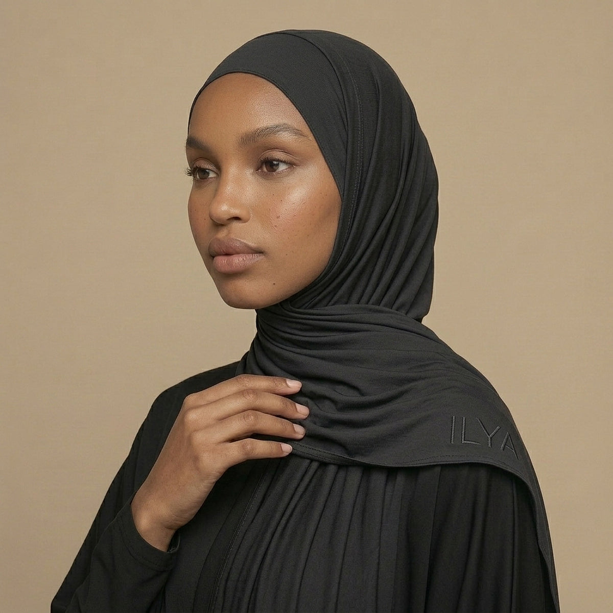 ILYA CHARCOAL PREMIUM JERSEY HIJAB