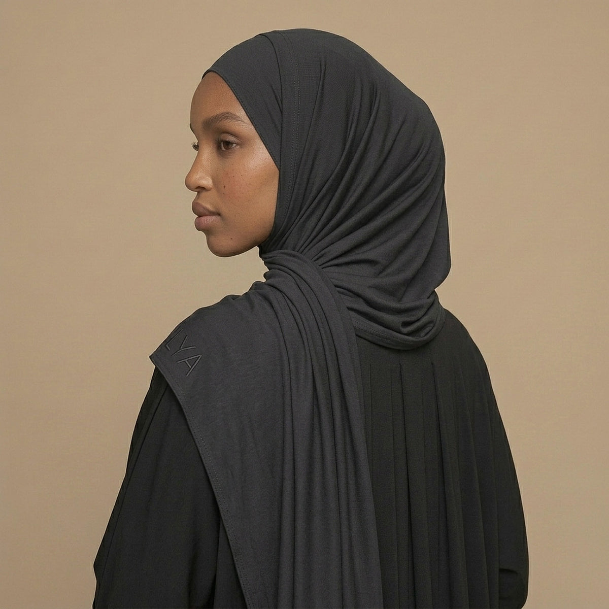 ILYA CHARCOAL PREMIUM JERSEY HIJAB