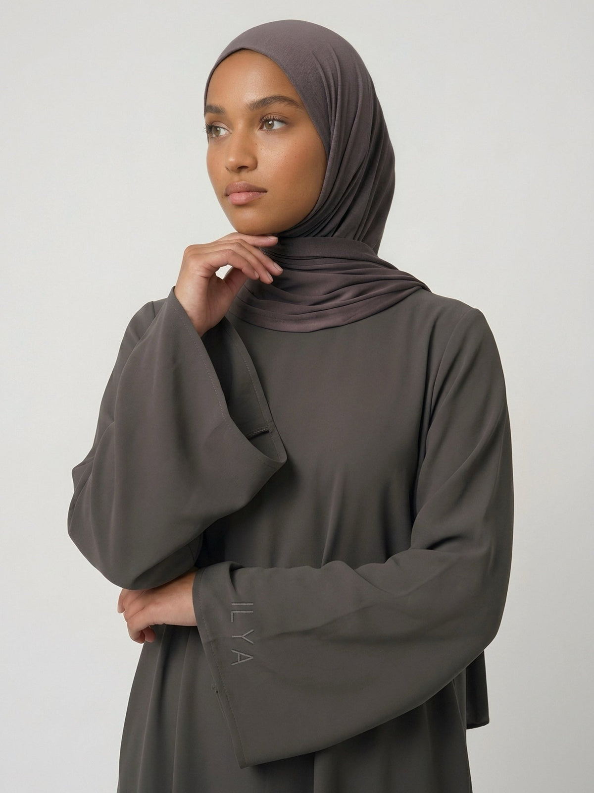 Abaya Essential, Moon Grey