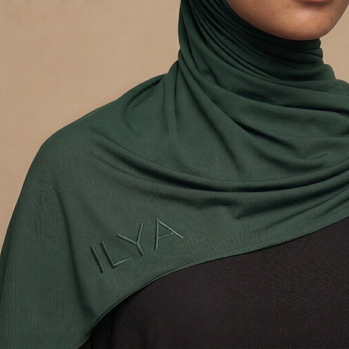 ILYA FOREST GREEN PREMIUM JERSEY HIJAB