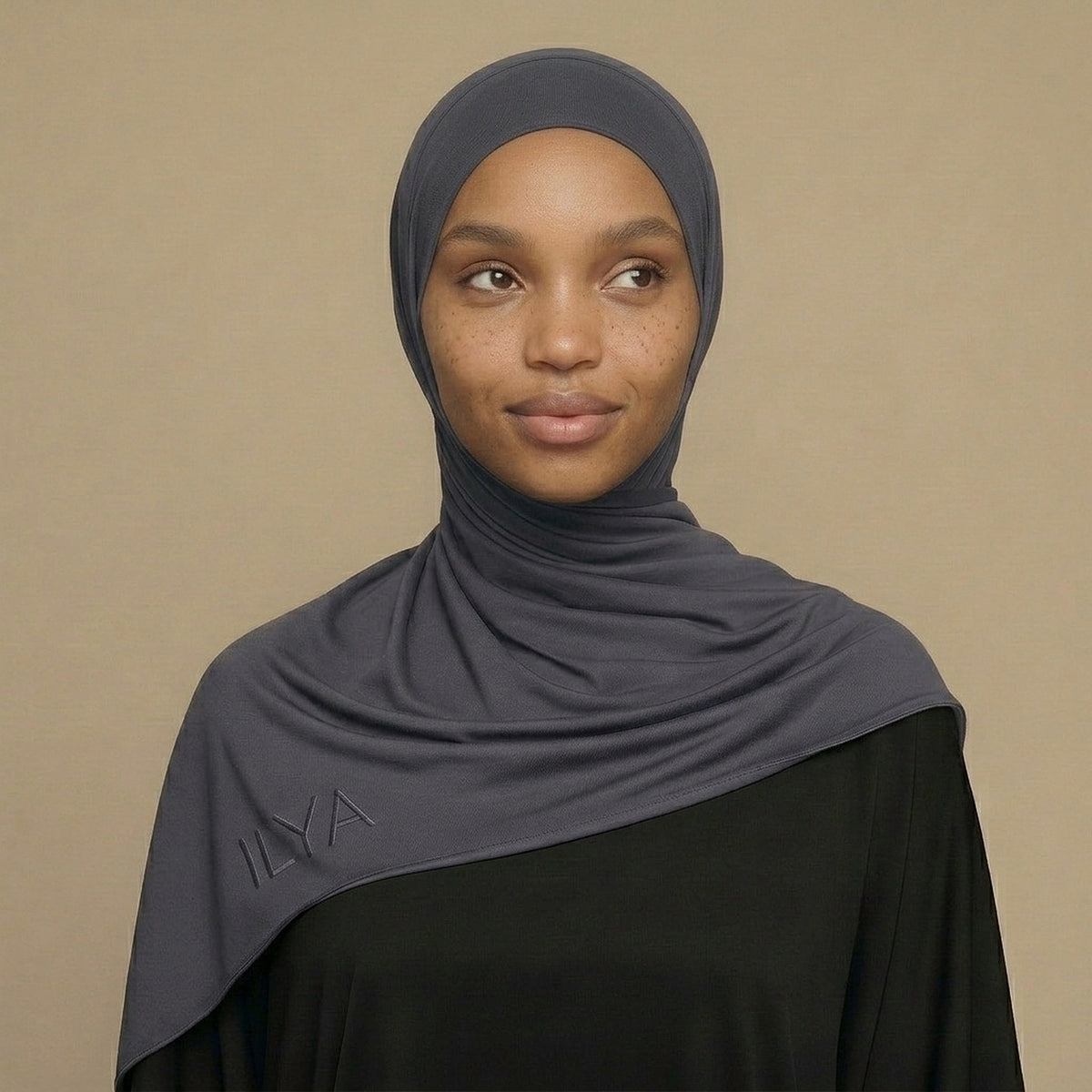 ILYA GRAPHITE PREMIUM JERSEY HIJAB