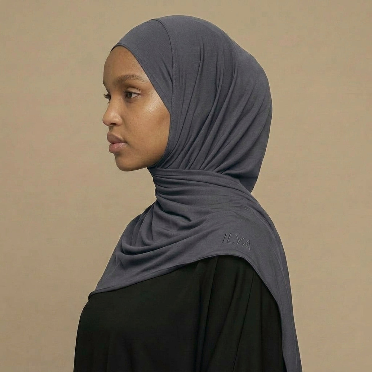 ILYA GRAPHITE PREMIUM JERSEY HIJAB