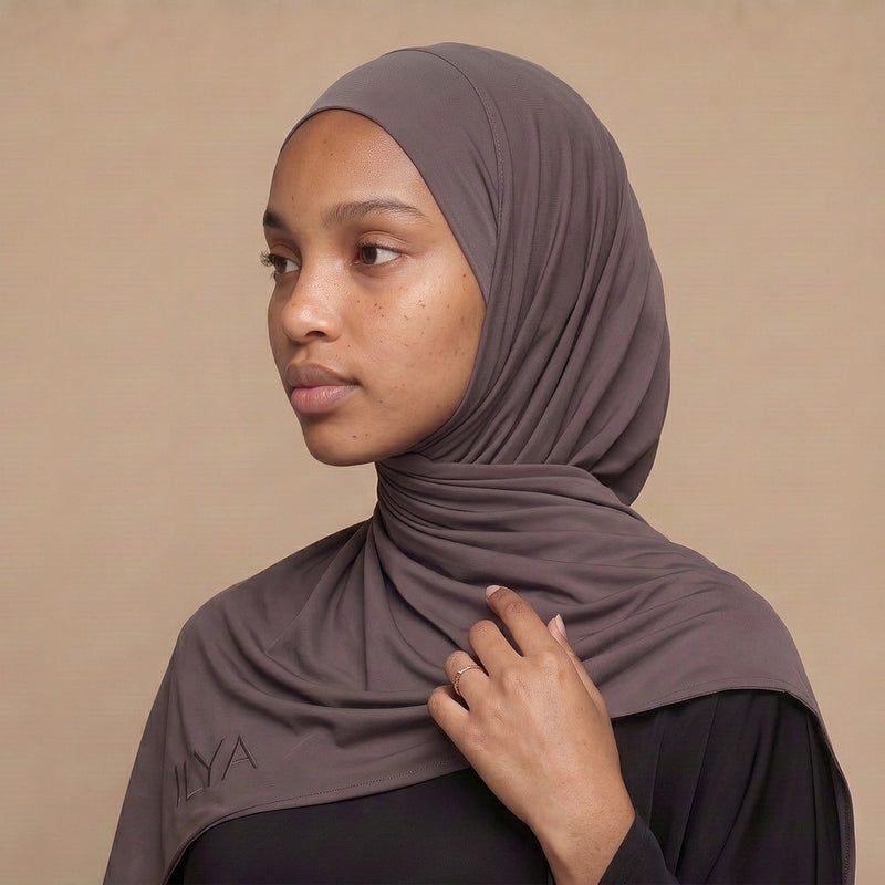 Premium Jersey Hijab i Iris