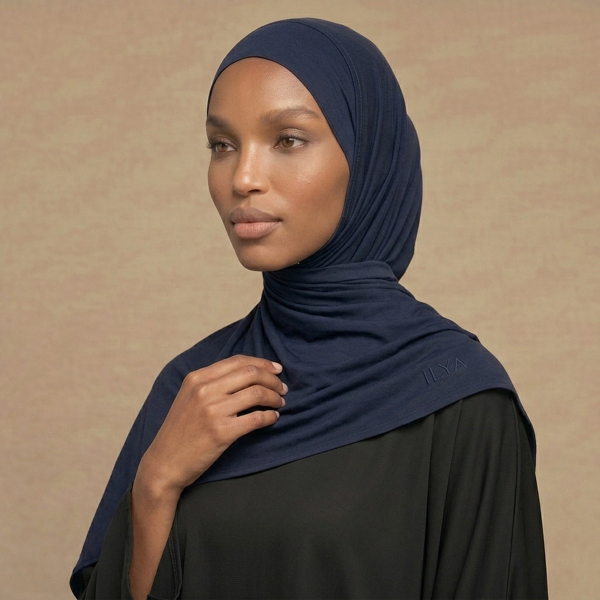 ILYA NAVY PREMIUM JERSEY HIJAB