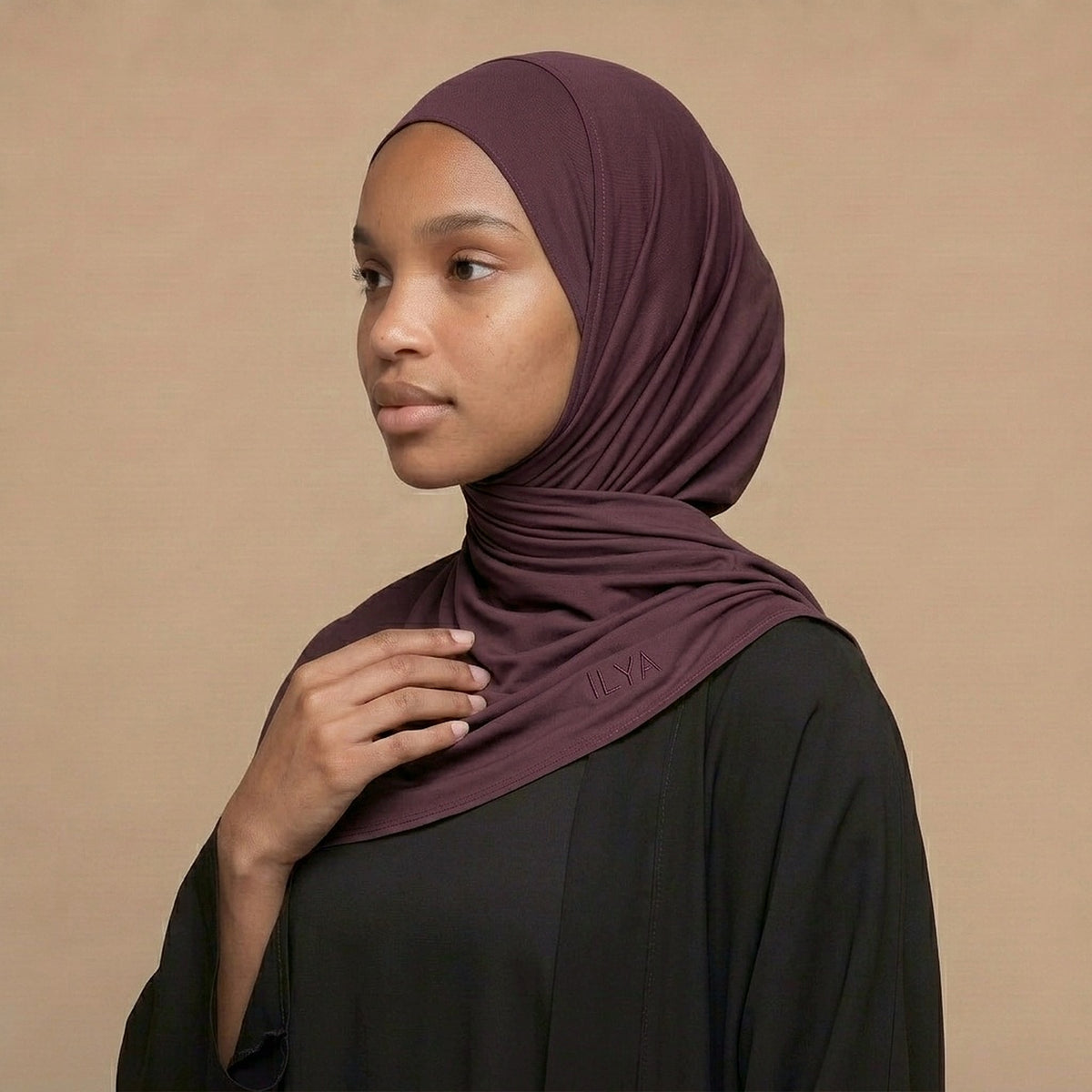 ILYA PLUM PREMIUM JERSEY HIJAB