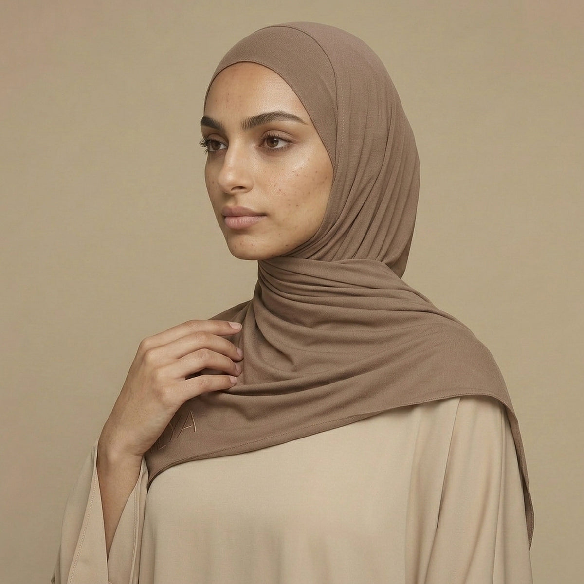 ILYA WARM MOCHA PREMIUM JERSEY HIJAB