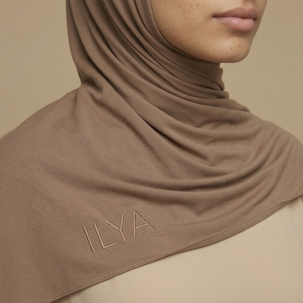 ILYA WARM MOCHA PREMIUM JERSEY HIJAB