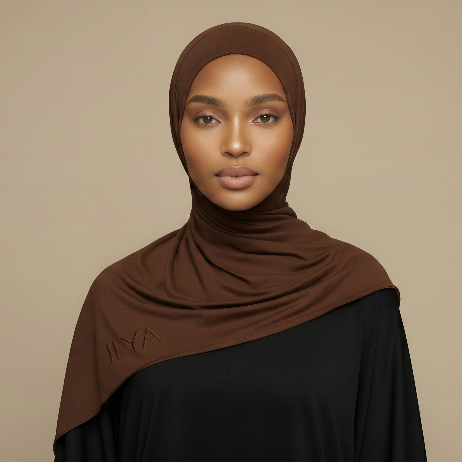 ILYA chocolate premium jersey hijab